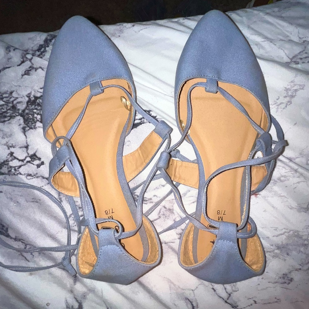 Rue21 baby blue gladiator sandals